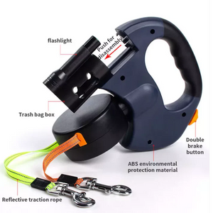 Retractable Pet Leash with Light